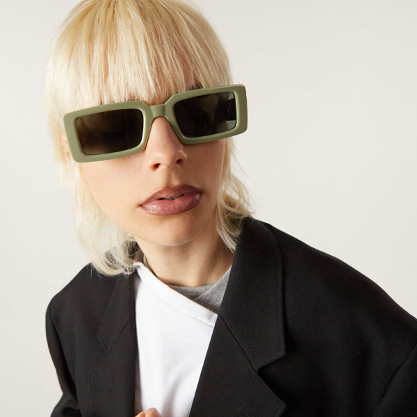 Komono Sunglasses Malick Moss, grün getönte Gläser, style